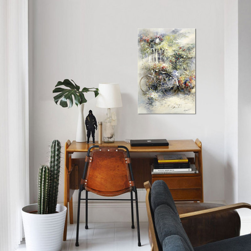 «Blossom», impression sur toile, H 18 po x l 12 po x P 1,5 po, Pas de tapis, Toile tendue