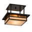 Hyde Park "T" Mission 2 - Light Semi Flush Mount