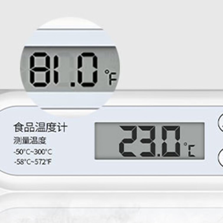 Digital Food Thermometer with Probe and Timer 250°C