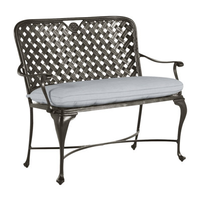 Provance Aluminum Bench - Slate Gray