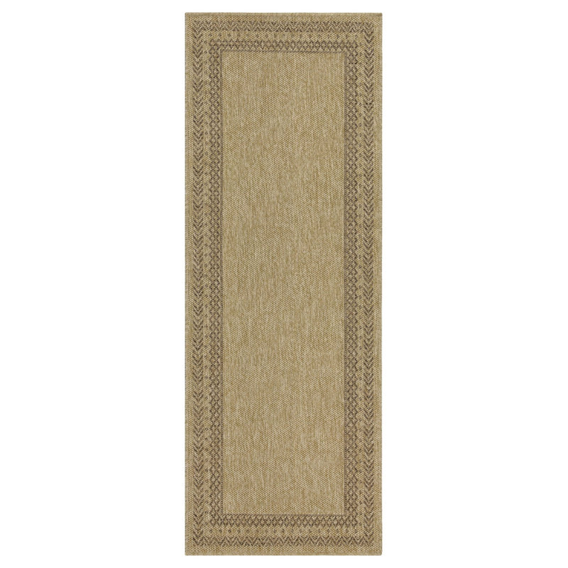 Earth Jute/Mocha Indoor/Outdoor Area Rug, Runner 2'7" x 7'3"