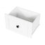 Élégant meuble-lavabo avec lumières DEL réglables et multiprise, 3 grands tiroirs pour le rangement et l'organisation