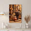 Art mural sur toile "Tambours de terre et masque africain"-133460619