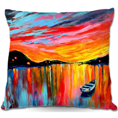 Couch Sky at Night Square Throw Pillow