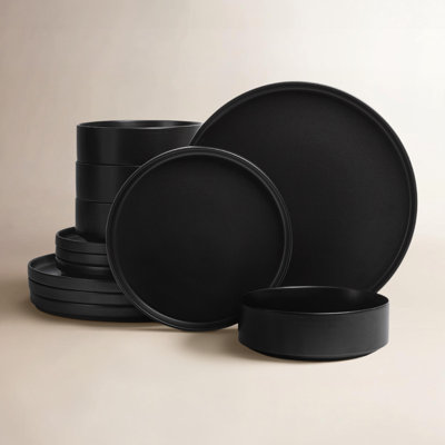 Stackable Stoneware Dinnerware Set