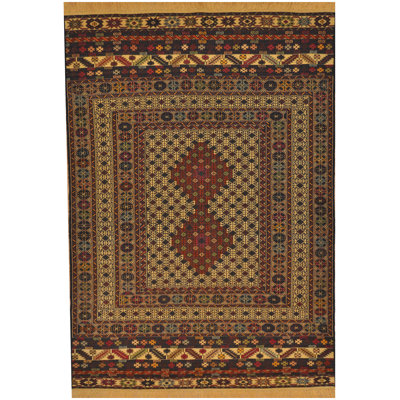 Wool Geometric Indoor Rug