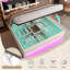 150x200cm Padded Bed Frame, LED, USB-C, Hydraulic Storage, Headboard Storage-129195925