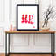 'Red Tulle' Framed Print Wall Art-1122467563-1183011420-1183011421