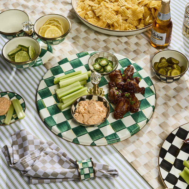 Emerald Check Cheese Course