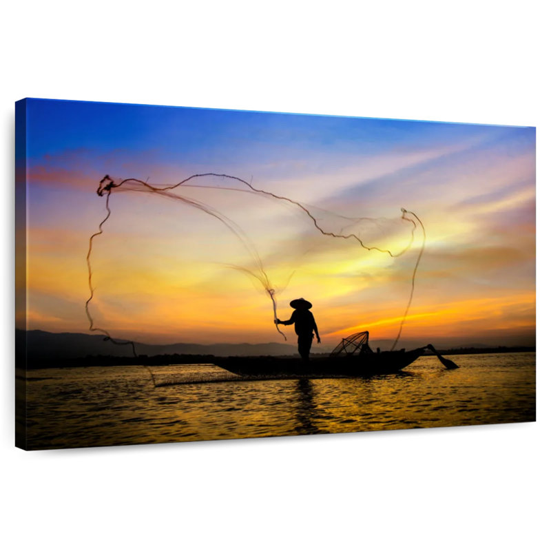 Filet de pêche Senne Fisherman, H 32 po x l 48 po