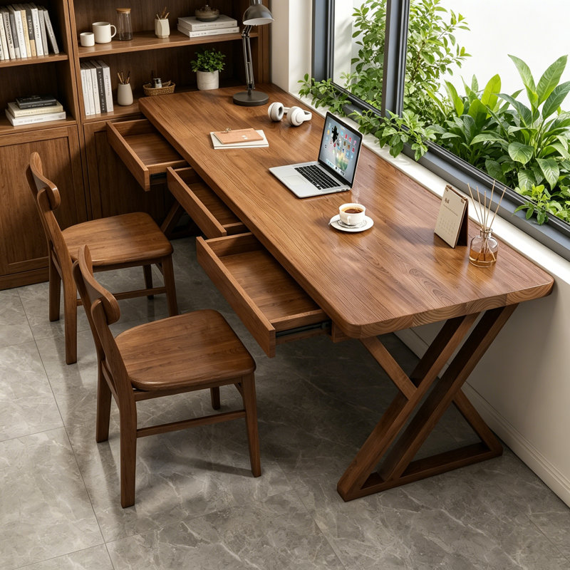 Bureau simple Simple, H 29,5 po x l 63 po x P 23,6 po