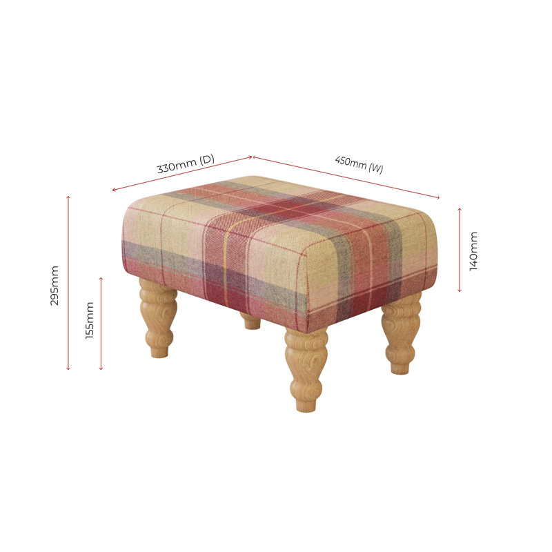 Manufactured Wood Accent Stool, Natural