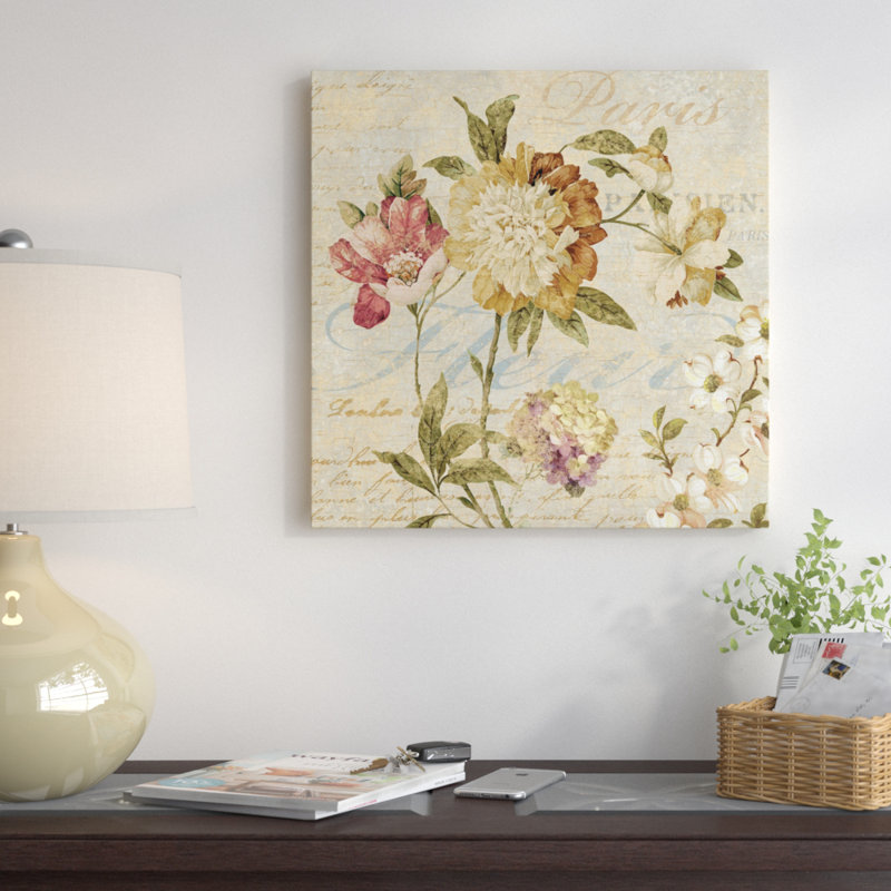« ii », reproduction d’impression sur toile tendue Fleur Paris, H 18 po x l 18 po x P 1,5 po, Toile tendue, Pas de tapis