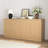 Buffet Cabinet With Storage, Sideboard Cabinet With 4 Doors & Shelves, Wooden Kitchen Coffee Bar Credenza For Living Room And Hallway-982866861