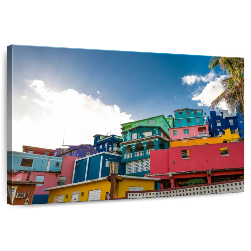 Ravi Houses In San Juan, 30" H x 45" W