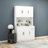 71" Kitchen Pantry Storage Cabinet with 6 Doors and 1 Drawer-109305202