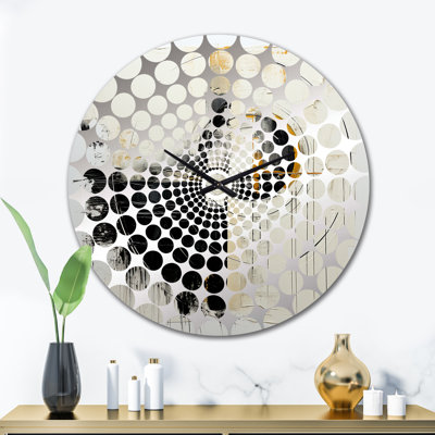 Gadre - Horloge murale peinture abstraite