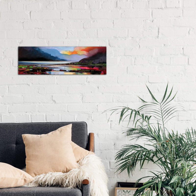 Ethereal Light by Scott Naismith - Wrapped Canvas Panoramic Painting, 30.48 cm H x 91.44 cm W x 3.175 cm D
