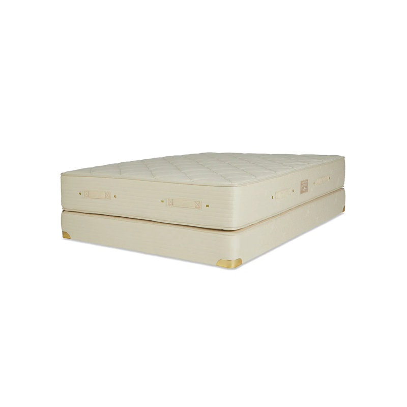 Premier Natural 11.5'' Plush Latex Mattress and Box Spring Set, Queen
