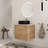 Eaton 24'' Wall Mounted Bathroom Vanity Set with Engineered Stone Top-775018828