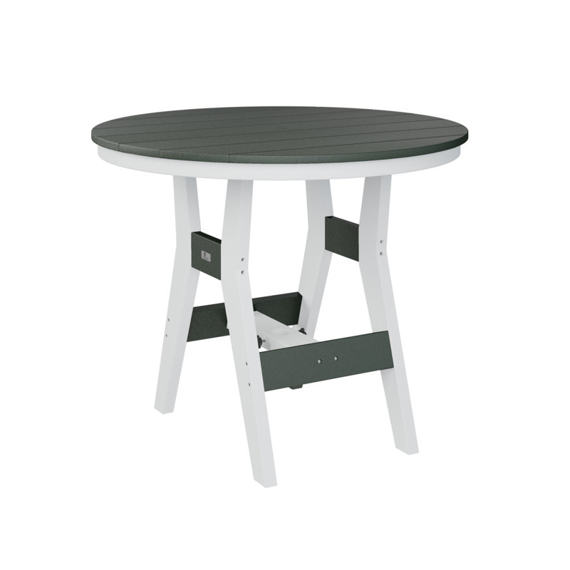 Table de salle à manger ronde Berlin, Noir, H 30,37 po x l 38 po x P 38 po