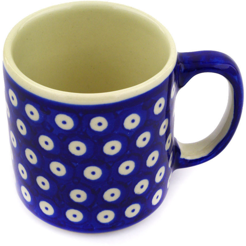 Peacock Stoneware Coffee Mug
