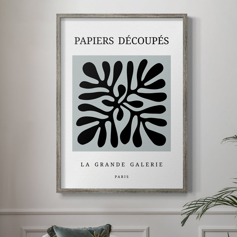 Matisse CECXCII, reproduction d'art encadrée - bois massif, H 11 po x l 9 po