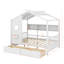 Wooden  House Bed With Drawers-1983416666-1983416669