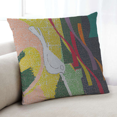 Abstract Throw Pillow