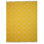 Yellow Hand-Knotted Wool Golden Trellis Geometric Modern Contemporary Carpet Rug
