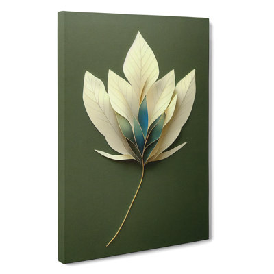 Lovable Leaf - Wrapped Canvas Print