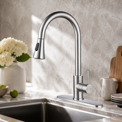 Robinet de cuisine avec douchette extractible