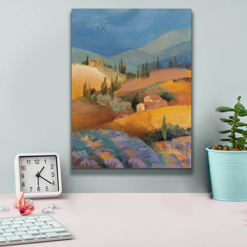 «Tuscan Fields 1» par Albena Hristova, art mural sur toile