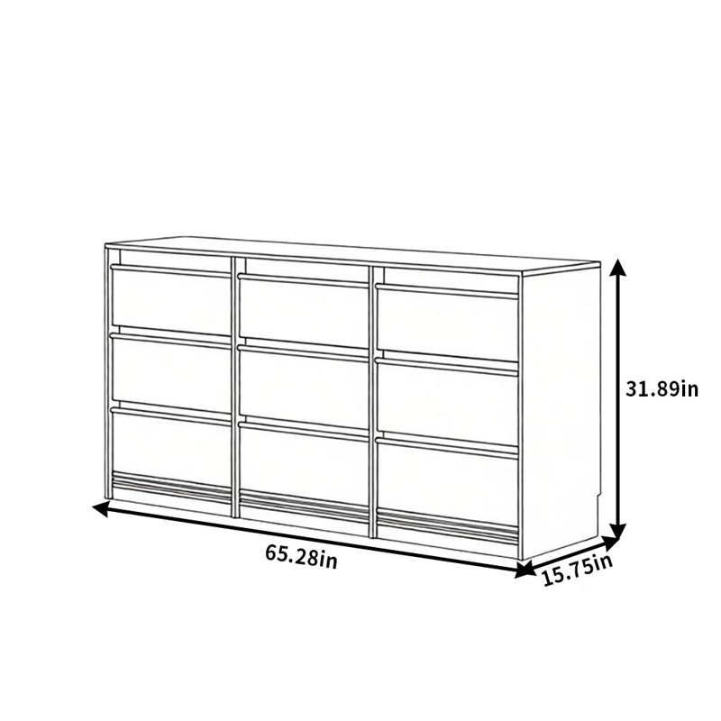 Commode moderne rétro