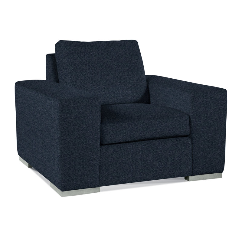 Memphis Armchair, Navy Crypton Performance; 0822-61, Java