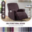 Wald Stretch Recliner Sofa Slipcovers Recliner Chair Covers With Pockets-1356209184