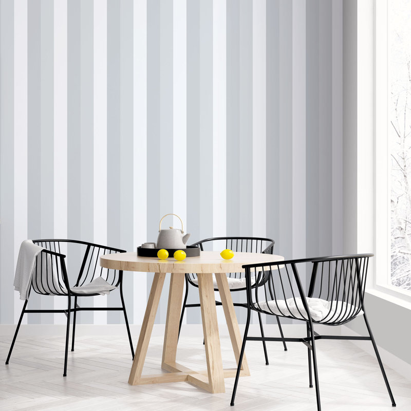 Floson 10m x 53cm Matte Wallpaper Roll, Grey