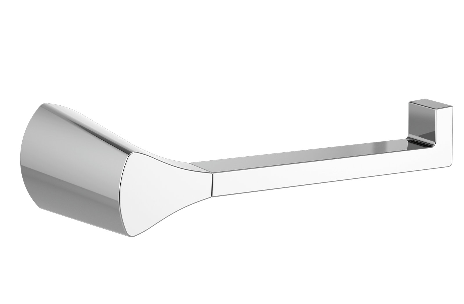 Zura Wall Mount Toilet Paper Holder, Chrome