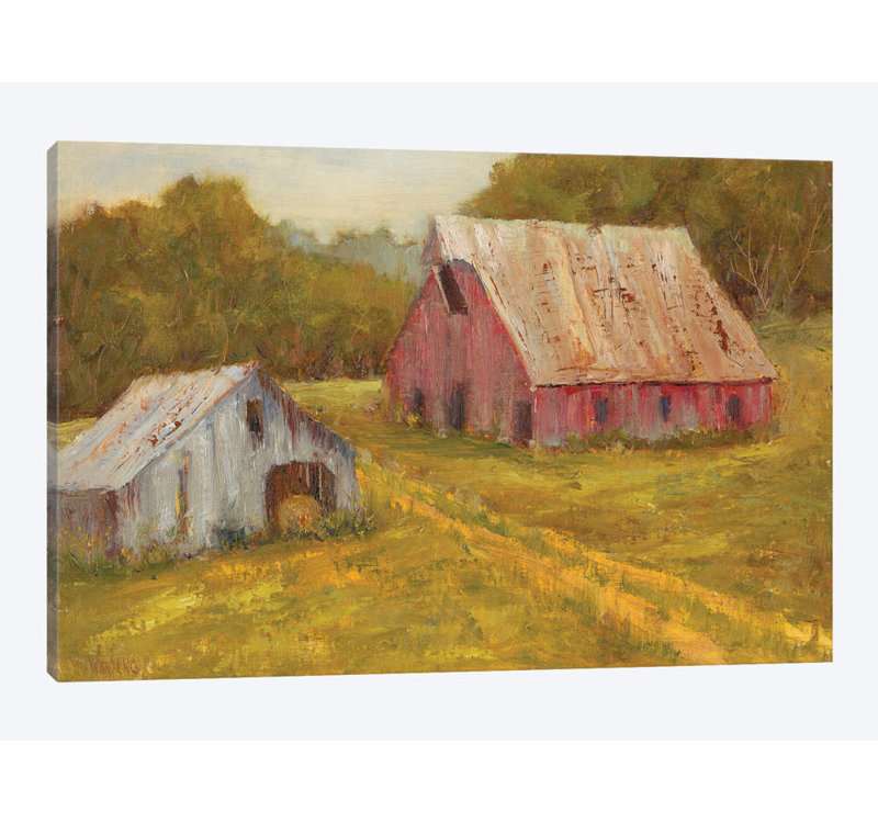 Granges de pays, H 8 po x l 12 po x P 0,75 po, Toile tendue, Pas de tapis