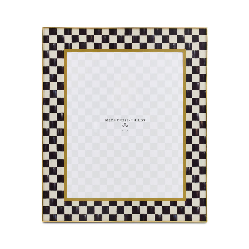 Courtly Check Glass Frame, 8" W X 10" H