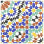 Sevillano Andalusia 8" x 8" Ceramic Patterned Field Tile