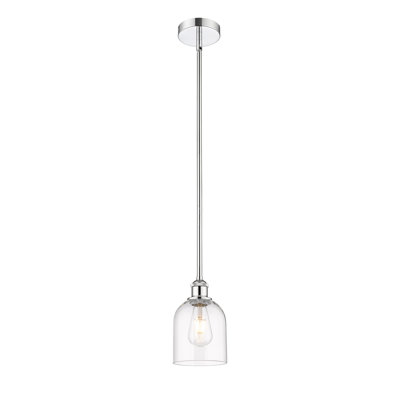 Mini-luminaire suspendu avec tige 6 lumières Edison Anacaren - 616-G558