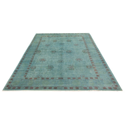 Tapis turquoise Vibrance 10 pi 0 po x 13 pi 8 po