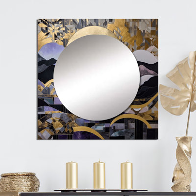Cascada - Landscape Modern Large Square Mirror For Wall Art Decor