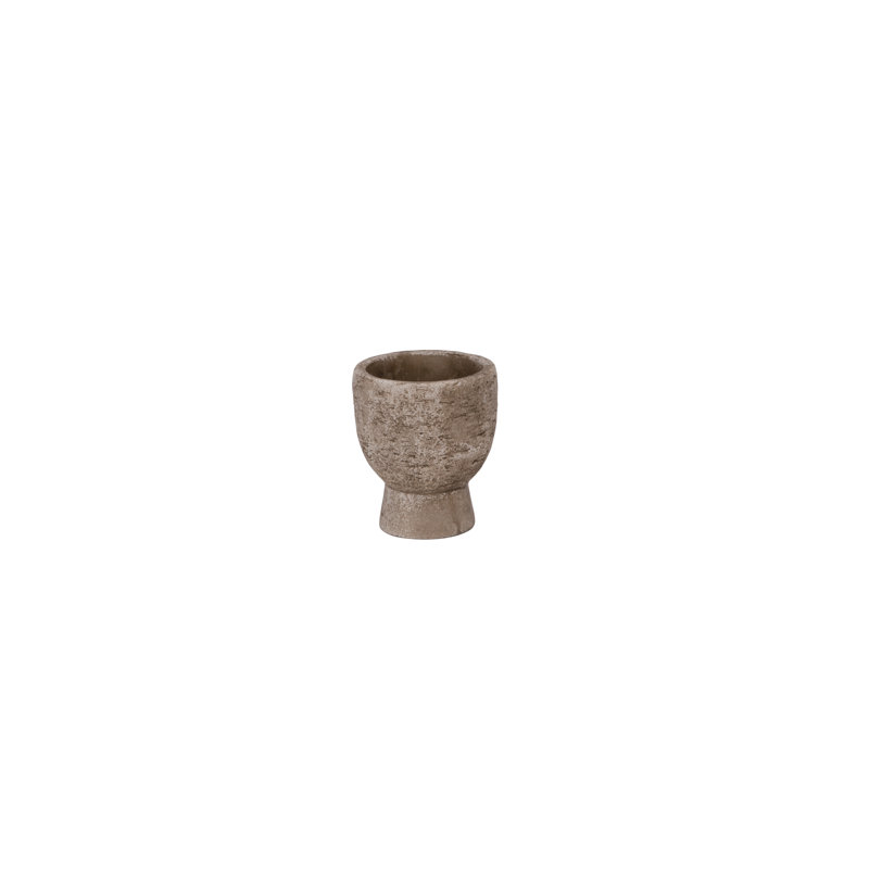 Cement Pot Moss Green Finish SM
