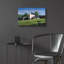 Art mural en verre épique «Home Sweet Home» par Michael Fratrich, 24 po x 16 po-413865959