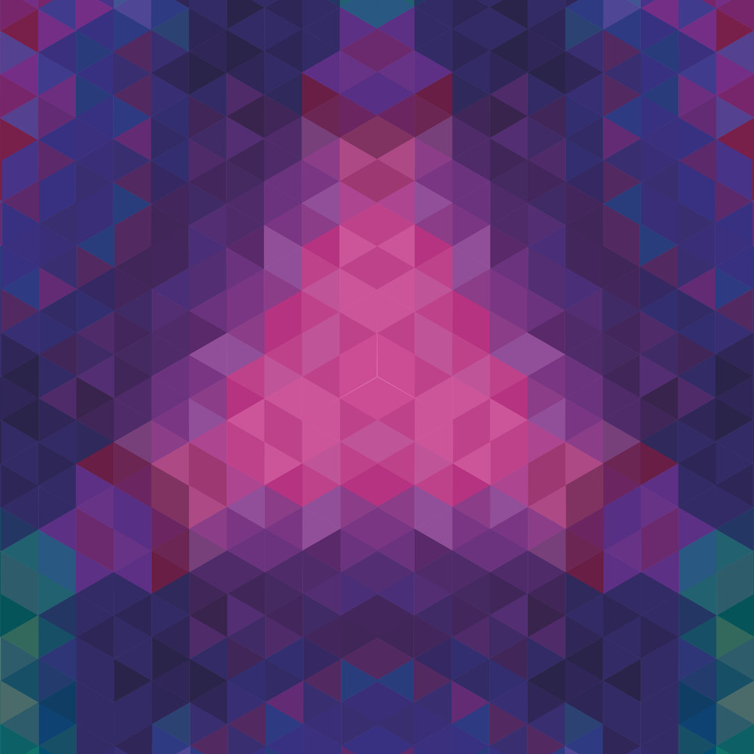 Kaleidoskop Geometrisch von Shumo ka - Leinwandbild