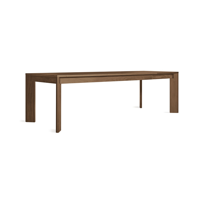 Moreover Solid Wood Dining Table, Walnut, 37" W x 84" L
