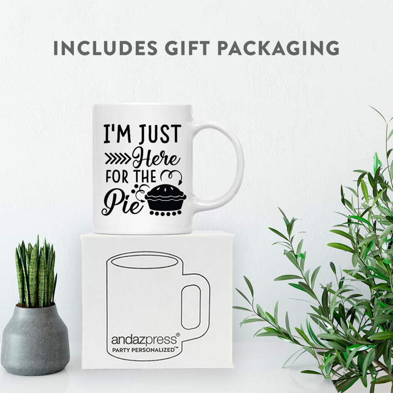 Je suis exactement ici pour la grande tasse à café pie Alicia