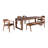 Aybri Drop Leaf Solid Wood Dining Set-124047684